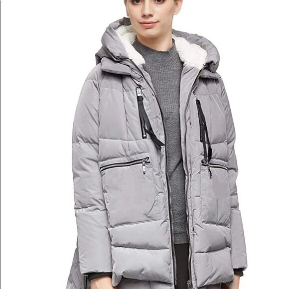 NWOT OROLAY DUCK DOWN PUFFER WINTER JACKET SZ S - Picture 15 of 15